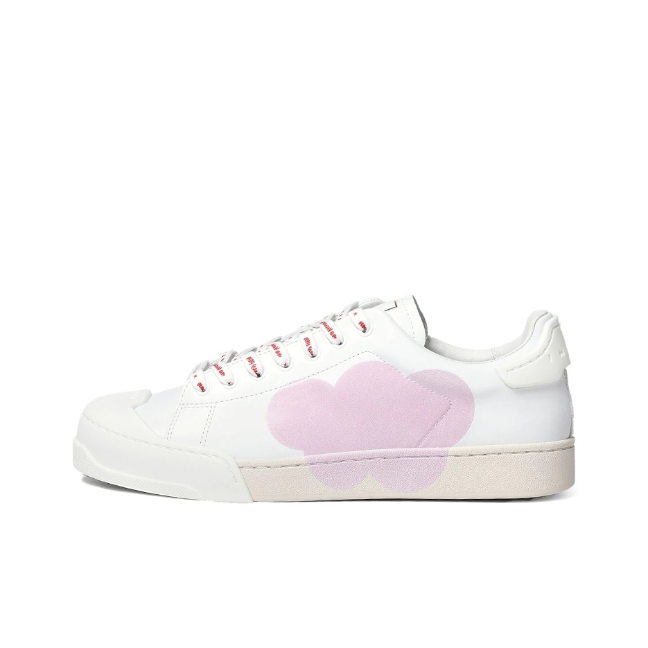 スニーカー MARNI Laced Up Sneakers - Marni - Leather - Pink Marni Kids Pink Padded Leather Sneakers Marni