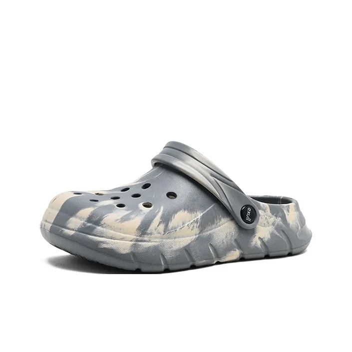 EXULL Q Clogs Unisex Gray Khaki-1