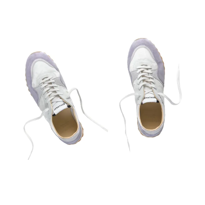 SPALWART Slip Resistant Low Top Casual Shoes Unisex Purple-3