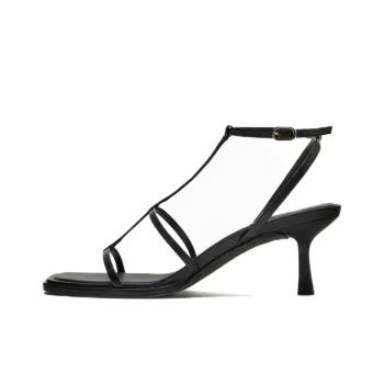 ZARA Strap Sandals Women's Black