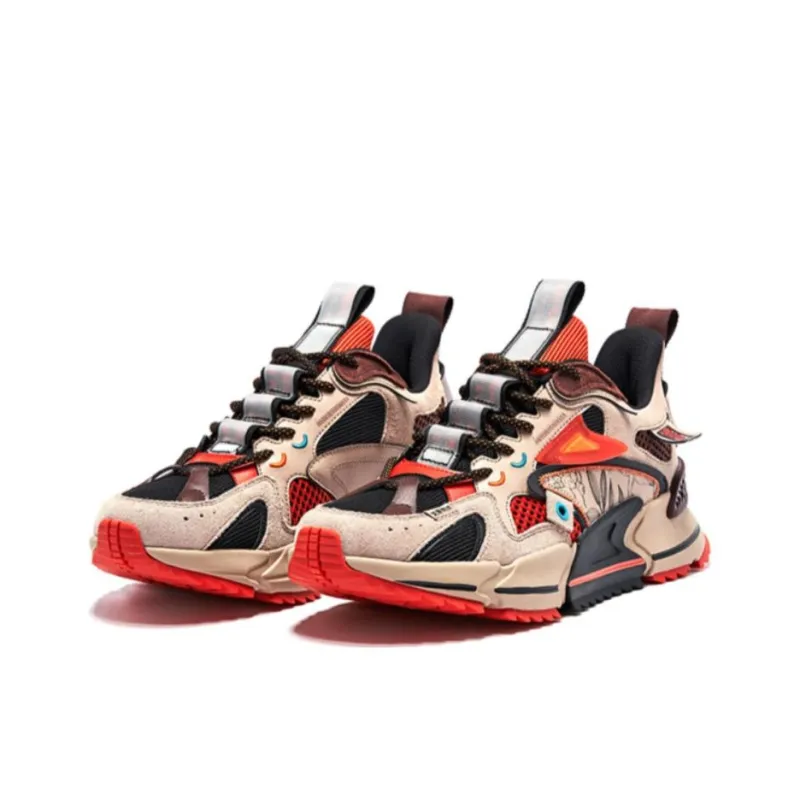 QIAODAN Medication Is Not Available Anti-Slip Wear-Resistant Low-Top Sports Casual Shoes Umber-2