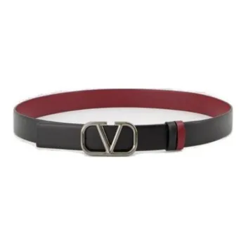 Valentino VLogo Plaque Reversible Belt