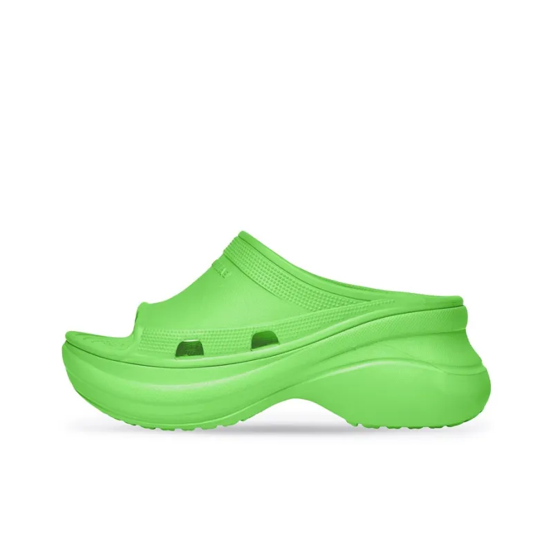 Balenciaga X Crocs Pool Slide Sandal Neon Green-0