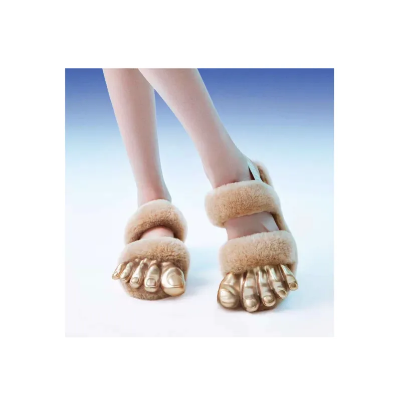 UGG Abrasion Resistant Cushioning Slide Slippers Women's Gold-0
