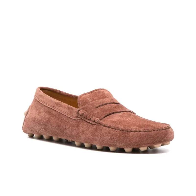 TOD'S Gommino Loafers Women's Red Brown-1