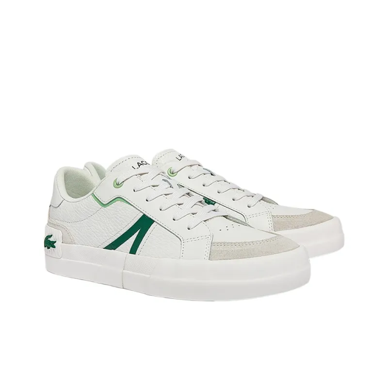 LACOSTE Low Top Skateboard Shoes Men's White-1