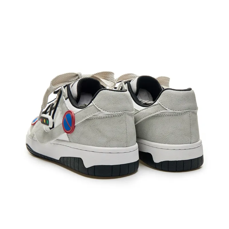 LAZY BONS Height Increasing Abrasion Resistant Lightweight Breathable Slip Resistant Low Top Skateboard Shoes Unisex-4