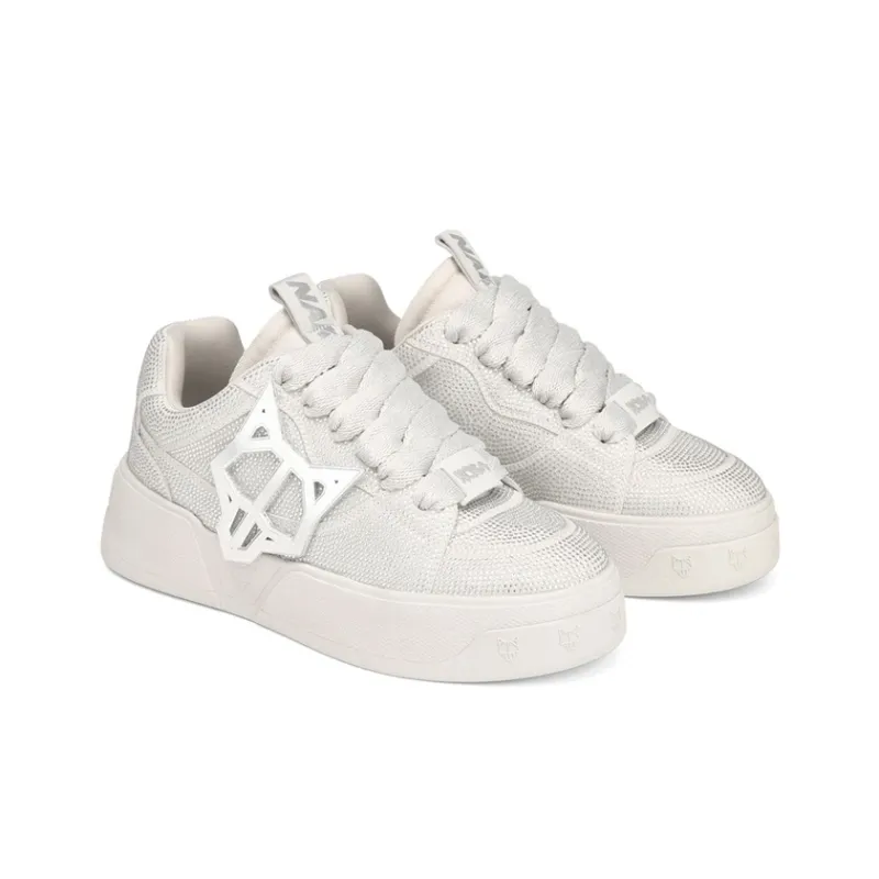 Naked Wolfe Kosa Stylish Skateboarding Shoes Men's White-1