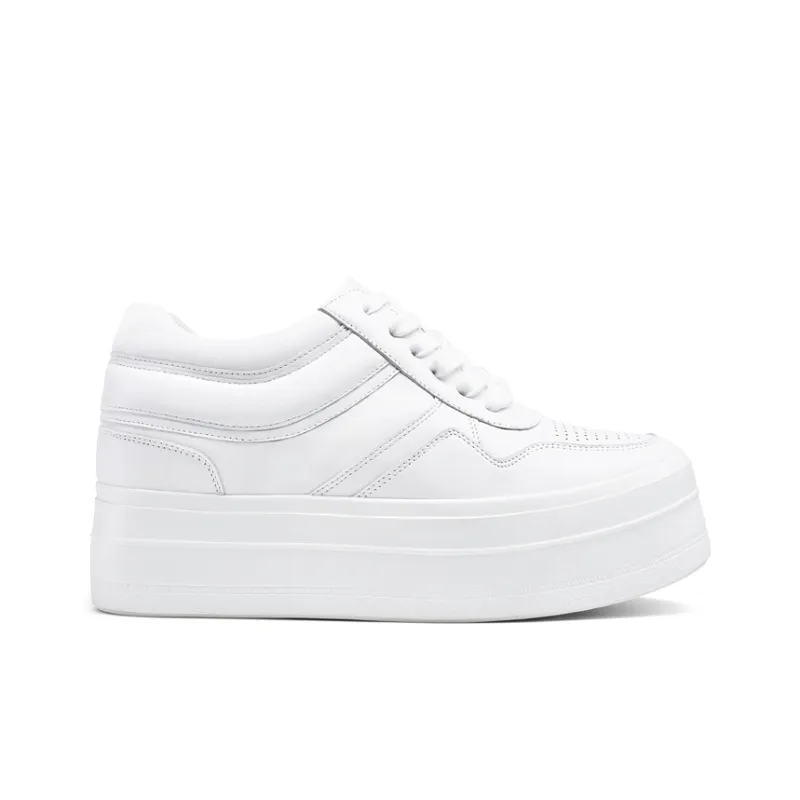 He Jinchang Hermo Collection Low Top Skateboard Shoes Women's White-1