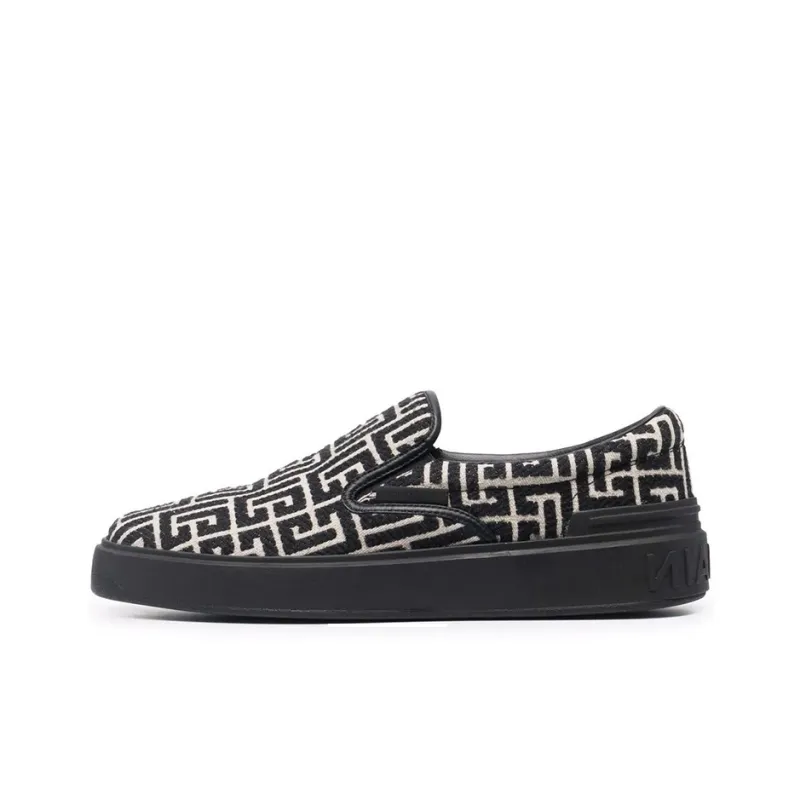 BALMAIN Men's Casual Shoes Men Low Top Black-0