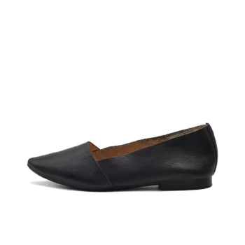ARTMU Women's Casual Shoes Women's Low Top Black/Red/Light Apricot