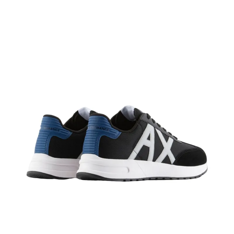 ARMANI EXCHANGEAE Low Top Casual Shoes Men's Black White Blue-3