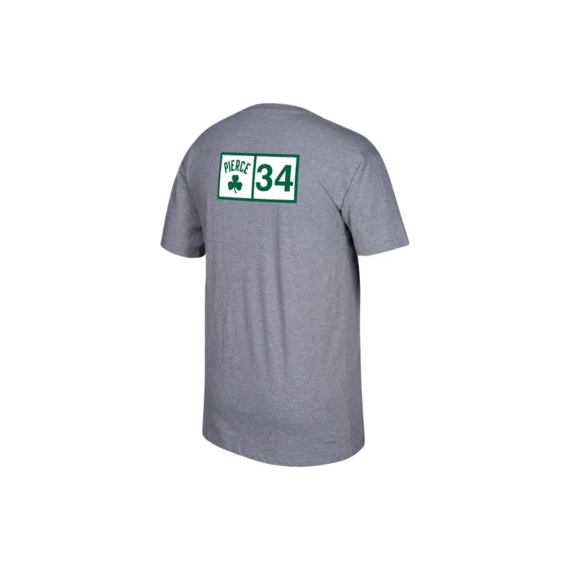 NBA Boston Celtics Team Mitchell & Ness Paul Pierce T-Shirt Men's Gray-1