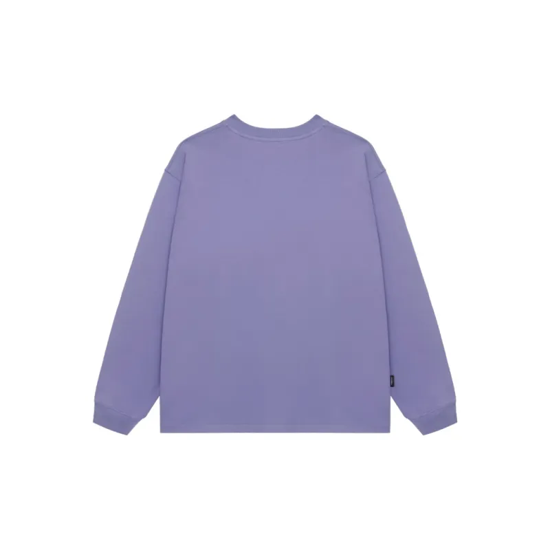 PMET Basic Logo Crew Neck Trendy Loose Fit Versatile Top Unisex-5