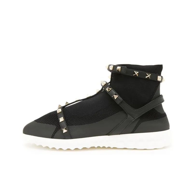 Valentino Casual Shoes Women's Mid Top Black-0
