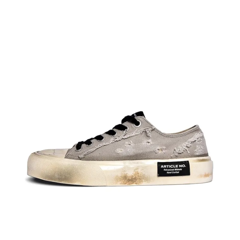 ARTICLE NO. Low Top Stylish Skateboarding Shoes Unisex Gray-0