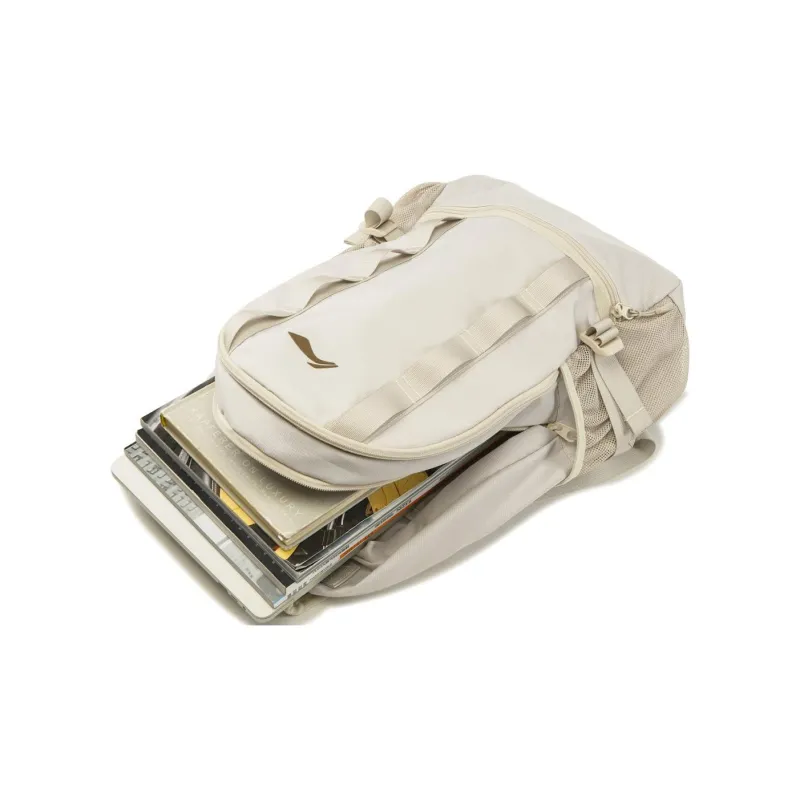 LiNing Polyamide Backpack Regular Unisex Oat Gray-4