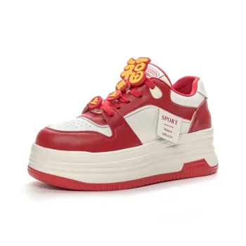 CHOVO Year Of The Dragon Double Happiness Anti-Slip And Wear-Resistant Breathable Low-Top Skateboard Shoes Women's