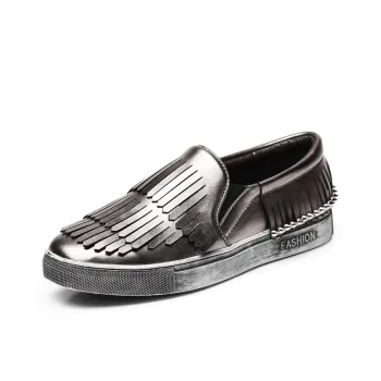 Lady's House Loafers Women's Black/Gunmetal