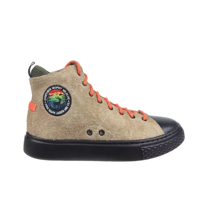 Polo Ralph Lauren Dleaney High Top Polo Sportsman Khaki-1