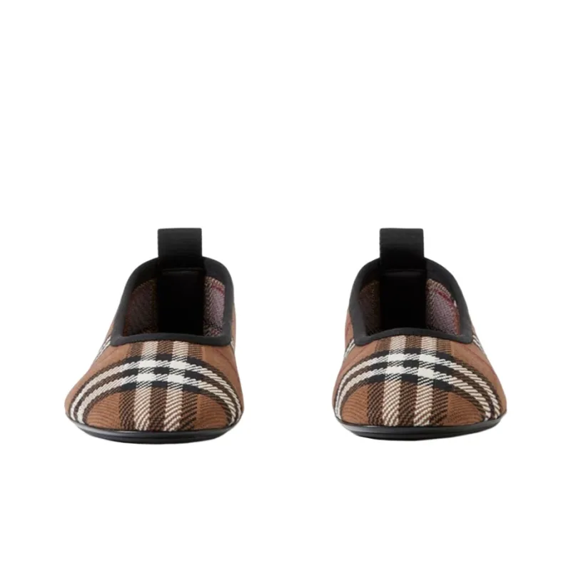 Burberry Check-print Ballerina Shoes-2