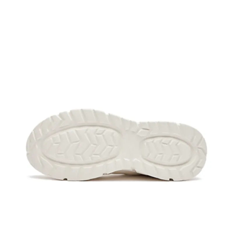 Erke Cushioning Anti-Slip And Wear-Resistant Low-Top Casual Shoes Women's Ecru-3