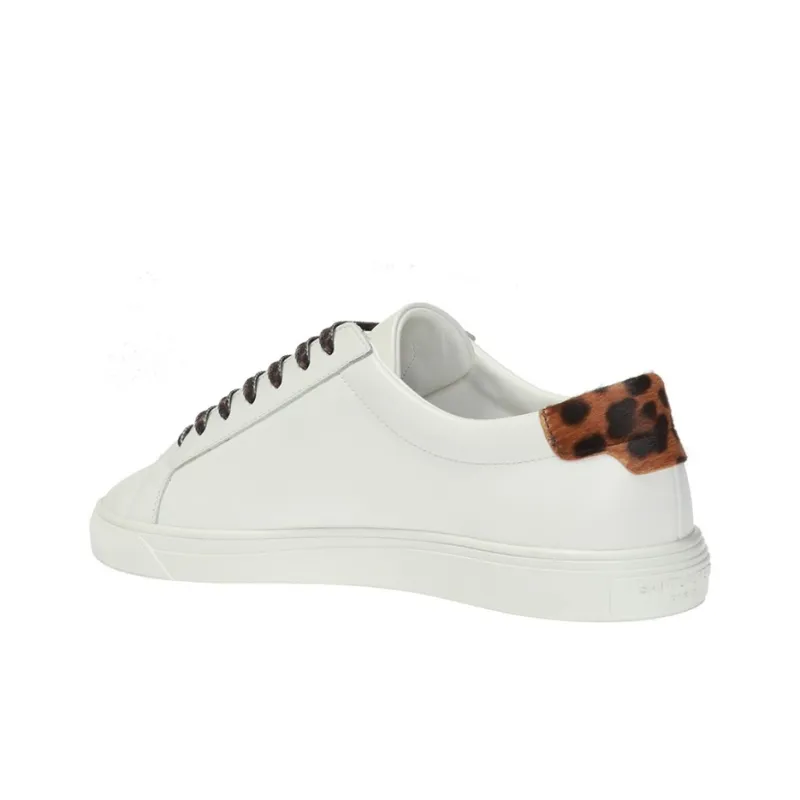 SAINT LAURENT Stylish Skateboarding Shoes Women's White-3
