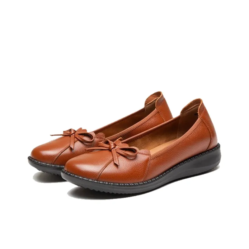 AOKANG Casual Single Shoes Women's Earth Yellow-3