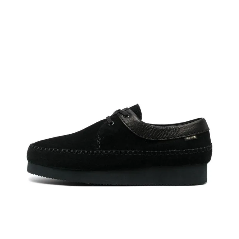 Clarks Casual Leather Shoes Men's Black-0