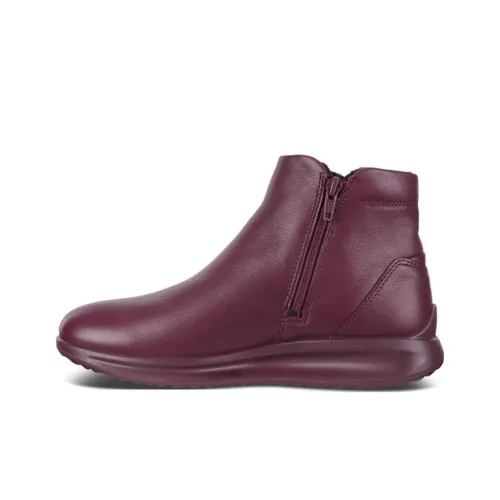 Ecco Ankle Boots Women's Rose Red