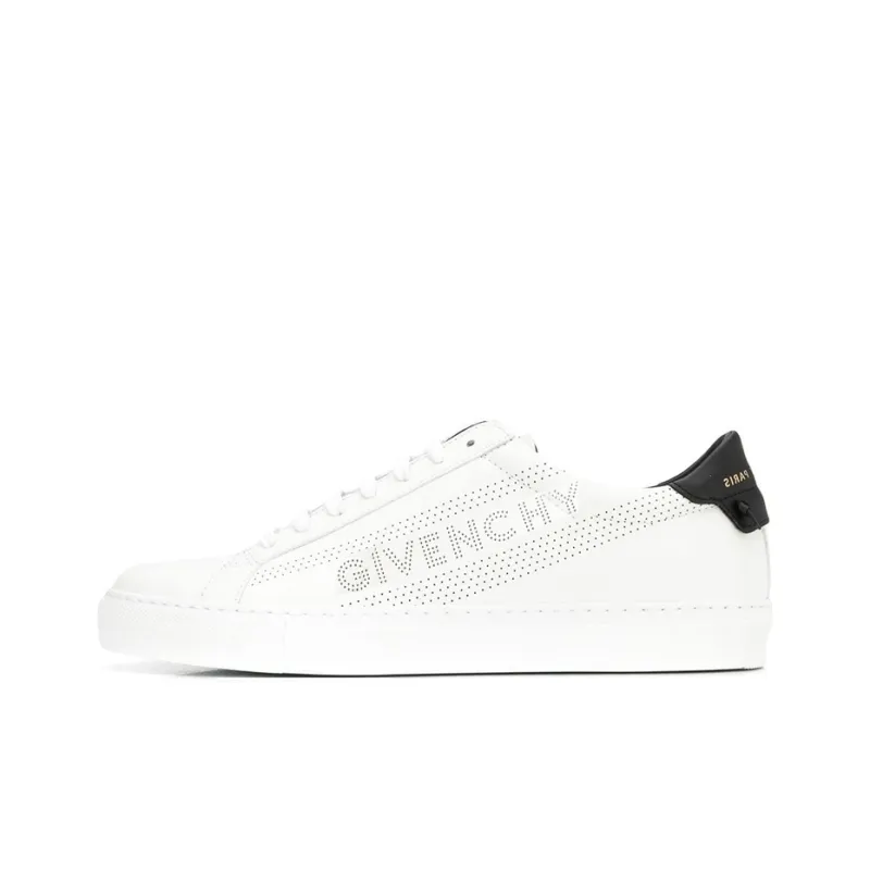 Givenchy Women's Urban Street Low 'Perforated Logo - White Navy'-0