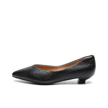 Mulinsen Casual Single Shoes 2CM Women's Black