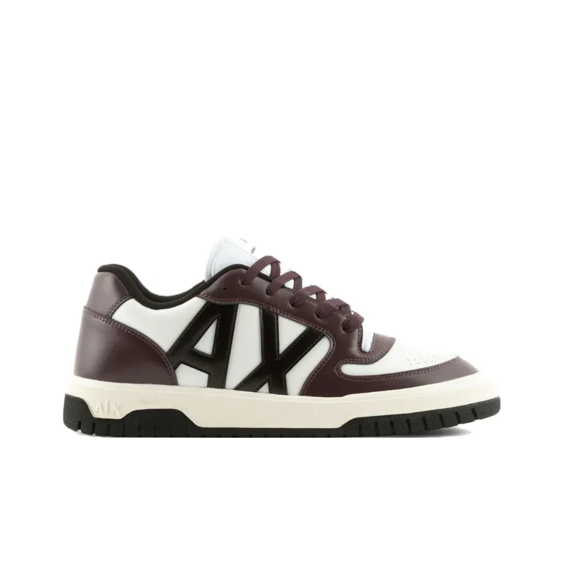 ARMANI EXCHANGEAE Low Top Skateboard Shoes Men's Purple-1