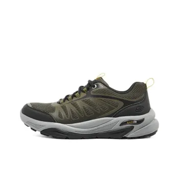 Skechers Arch Fit Calvera Cushioned Anti Slip And Wear Resistant Lightweight Low Top Casual Shoes Men's Olive Green
