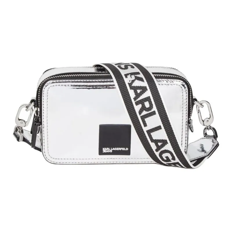KARL LAGERFELD / Karl Lagerfeld Jeans Logo appliqué Camera Bag-0