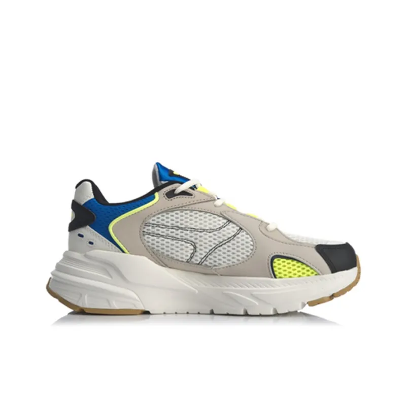 LiNing 92 Pentium Abrasion Resistant Slip Resistant Balance Low Top Sports Casual Shoes Men's Mist White-1