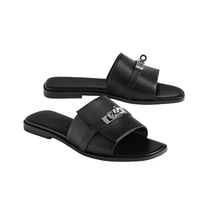 HERMES Giulia Noir Calfskin-3