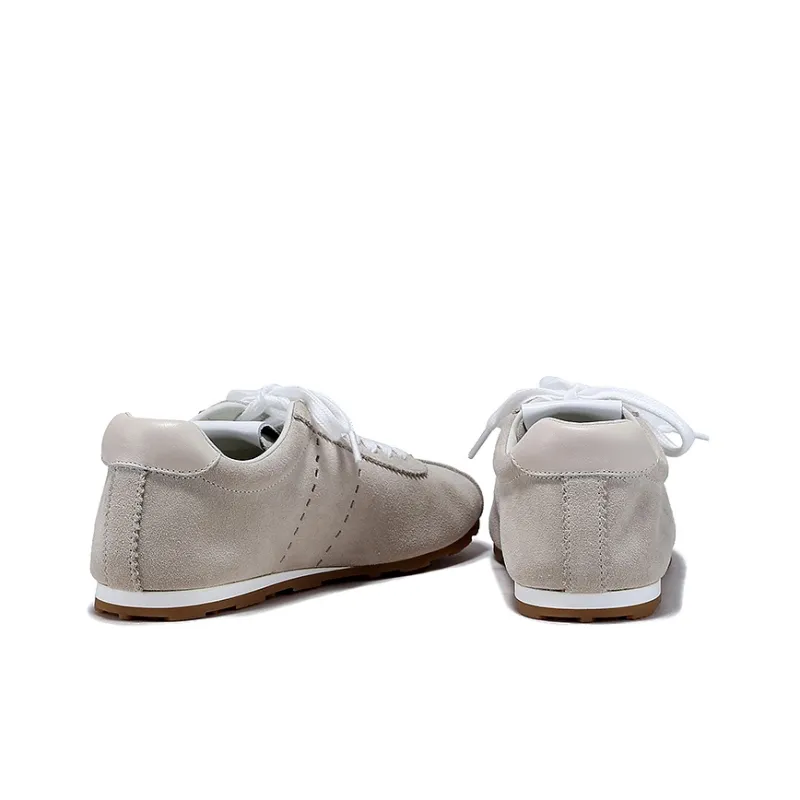 BELLALILY Low-Top Casual Shoes 1cm Women's Green Apricot Light Blue Dusty Pink-16