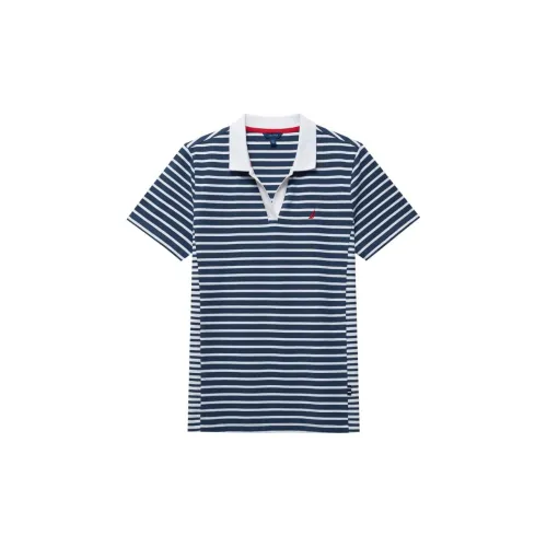 NAUTICA Polo Shirts Women's Light Navy Blue