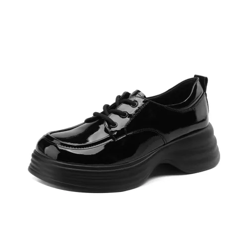 CORALDAISY Dress Shoes Women's Low-Top Black