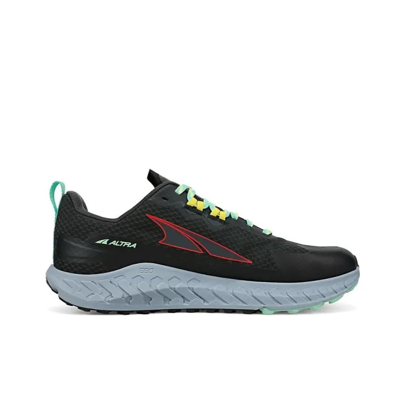 Altra Outroad Anti Slip Wear Resistant Low Top Running Shoes Gray Blue-1