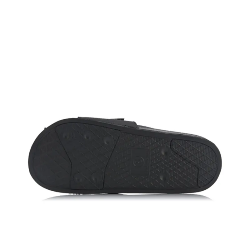 Disney x LiNing Quiet Slide Slippers Men's Black-4