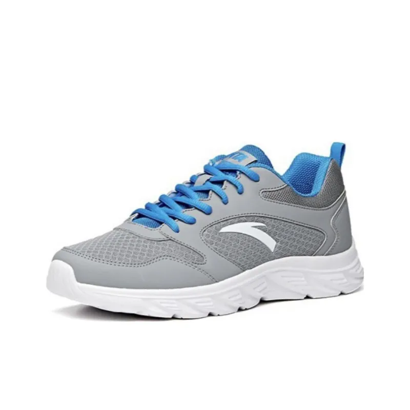 Anta Cushioning Anti Slip And Wear Resistant Low Top Running Shoes Men's Light Blue-2