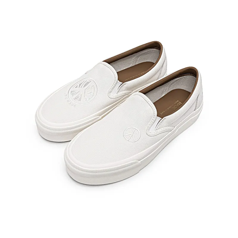 TC Tcmade013 Low Top Canvas Shoes Unisex White-3