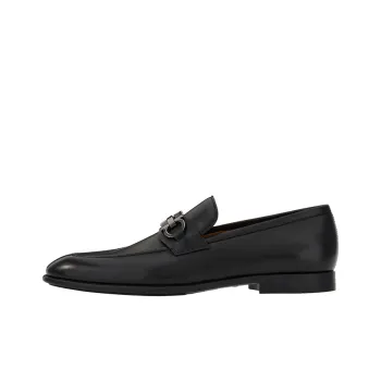 FERRAGAMO Gancini Horsebit Leather Loafers