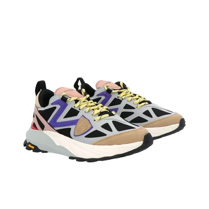 PHILIPPE MODEL Paris Logo-patch Panelled-design Sneakers-1