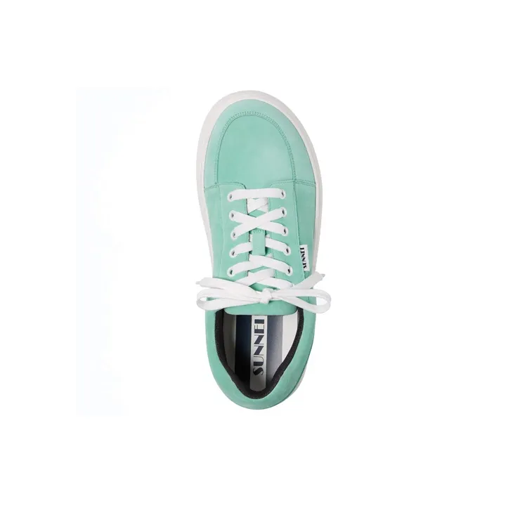 Sunnei Skateboard Shoes Unisex Low Top Green-2
