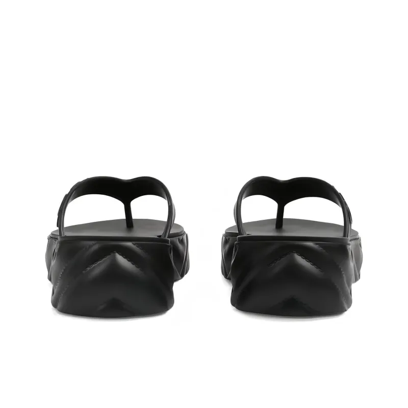GUCCI Women's Thong Platform Sandal 'Black' Women's-3