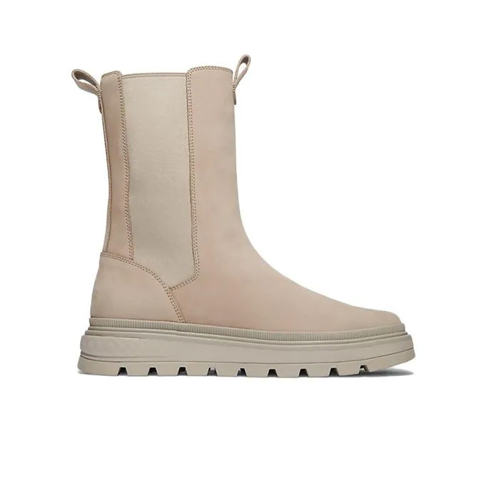 Timberland Ray City Greenstride Combat Crew Chelsea Boots Women's Pink-1