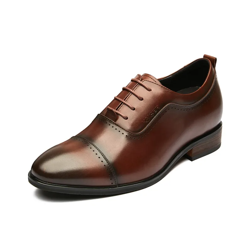 KAISER Dress Shoes Men Low Top Black/Black-9
